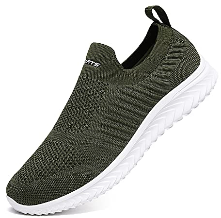 YisiNP Mesh Sneaker Damen Herren Sportschuhe Slip on Laufschuhe Ohne Schnürsenkel Männer Schuhe Sneakers Fitnessschuhe