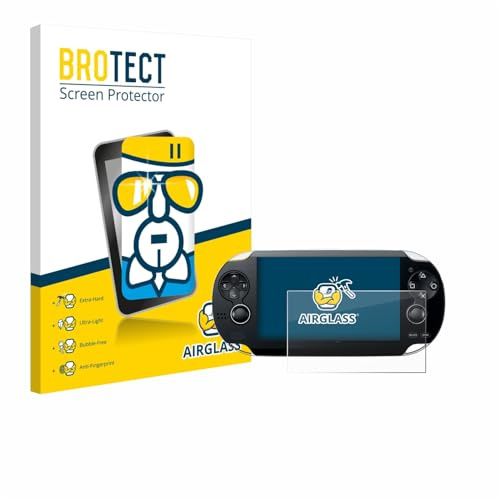 BROTECT Schutzglas für Sony Playstation PS Vita | Transparenter Displayschutz Made in Germany Schutzfolie Panzer Folie Glas 9H Anti-Fingerprint Einfache Montage Clear