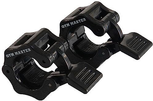 GYM MASTER Pair of Quick Release Weight Bar Clamp Collars - Standard 1 25mm