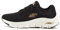 Skechers Arch Fit Big Appeal, Zapatillas Mujer, Black White, 38 EU