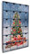 Adventskalender zum selbst Befüllen mit 24 Schubladen-Boxen, DIY-Weihnachtskalender Bastelset (Zahlen & Weihnachtsbaum)