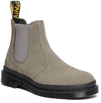 DR MARTENS Chelsea Boot, Anfibi Unisex-Adulto, Nickel Grey Milled Nubuck WP, 46 EU