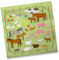 Bauernhof-Farmer-Party 20 Servietten - Größe: ca. 33 x 33cm