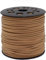 FQTANJU 100 Yards Suede Cord, 2.65mm Flat Faux Leather Cord with Roll Spool Beading Craft Thread for Necklaces, Bracelets, Jewelry Making, Beading and DIY Handmade Crafts (Light Brown)