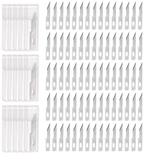 HARFINGTON 150pcs Exacto Knife Blades #3 Hobby Knife Replacement Blades Refills