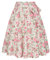 Belle Poque Damen Faltenrock Hohe Taille A-Linie Rock mit Gürtel&Taschen