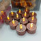 YiYFiT Lot de 12 bougies chauffe-plat LED en bronze - Batterie jaune chaud vacillante - Bougies chauffe-plat réalistes sans flamme pour Noël, Halloween, mariage, fête, décorations de fête