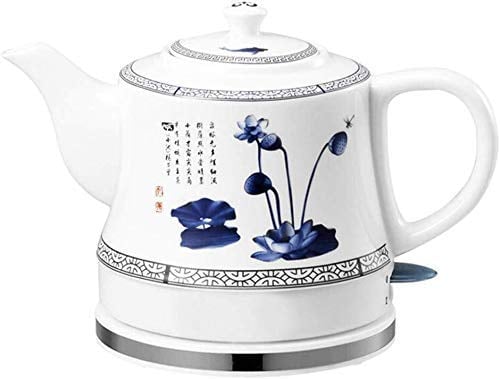 YSACJFD Kettles,Electric Ceramic Cordless Kettle Teapot-Retro Red 1 L Jug, 1000W Water Fast for Tea Fast