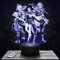 Lampe de chevet Kazuha Venti Diluc décoration chambre garçon Gaming Gamer Jeux Vidéo Mobile Idée cadeau Kazuha Venti Diluc veilleuse déco bureau adolescent original, pour noel
