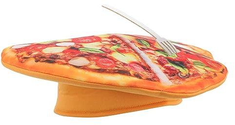 PLAFOPE Funny Pizza Hat Für Halloween Dekorativer Für Partys Und Lustiges Kostümzubehör Für Erwachsene Und Einzigartiges Design Für Unvergessliche Feiern