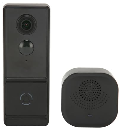 GOWENIC WiFi Video Doorbell, 1080P Wireless Video Doorbell Camera with 2 Way Voice Call, PIR Detection, Battery Powered, 2.6mm HD Camera, Night, Cloud Storage