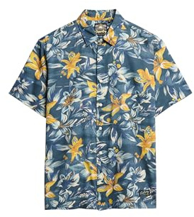 Superdry Herren Hemd mit Hawaii-Print