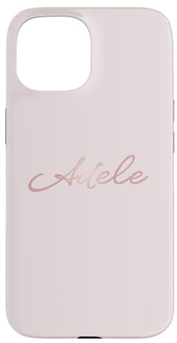 Hülle für iPhone 15 Adele Mädchen Name Vorname Frau Pink Geschenk Mode Outfits