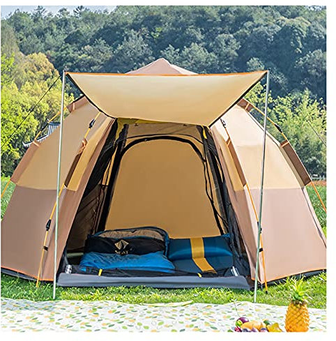 Gardeneea Tienda de campaña, Tienda de campaña Tipo Domo portátil Lista para Usar, sombrilla Impermeable, Tienda de campaña Familiar, Adecuada para Senderismo y Camping.