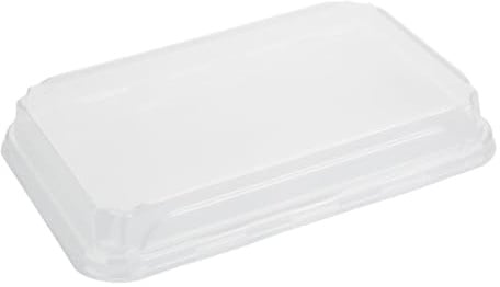 Fiesta Recyclable PET Lid for No 7 Sushi Tray, Pack 300 | Protects fresh sushi from dust and contaminants, keeping takeaway displays hygienic and professional.