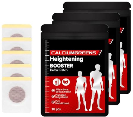 CalciumGreens Heightening Booster Herbal Patch, Height Growth Foot Patch