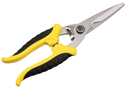 Heavy Duty Scissors, Carpet Cutting Scissors, Stainless Steel Sharp Blade, Ideal for Cutting Carpet, Cardboard, Fabric, Leather, and Metal Wire, Industrial Grade for Home and Workshop Use