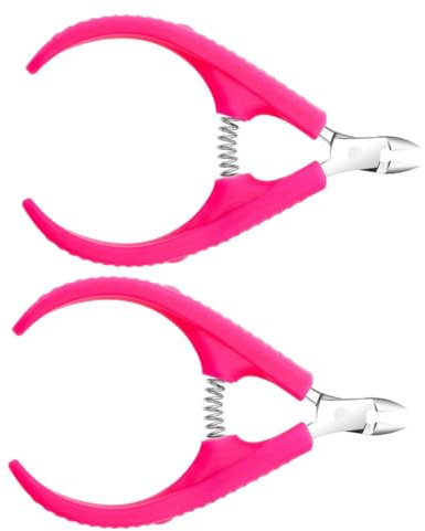 HAMPPLIES 2piezas Tijeras Para Piel Muerta De Cutículas Cortacutículas Profesional De Acero Inoxidable Para Manicura y Pedicura Salón De Uñas