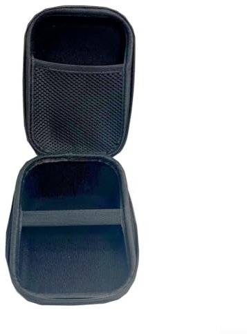 Reisetasche aus EVA und Oxford-Stoff für Blutdruckmessgeräte, inklusive weichem Samtfutter zur Vermeidung von Kratzern und separaten Fächern (komplett schwarz)