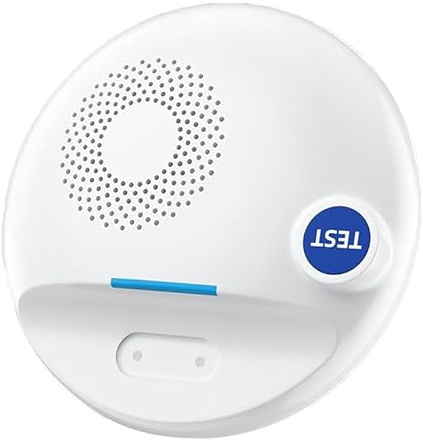 VOCA Kabelloser Wasserleckdetektor Alarm, 100dB Alarmton, Leck- und Tropfalarm, drahtlose Wasserlecküberwachung und Alarm für Zuhause