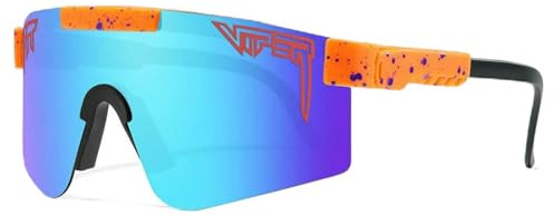 XYNM Sonnenbrille Sport-Sonnenbrille Für Damen Und Herren, Uv400-sonnenbrille, Blendfrei, Pit-Viper-Stil, Radfahren, Baseball, Softball, Outdoor-Sonnenbrille