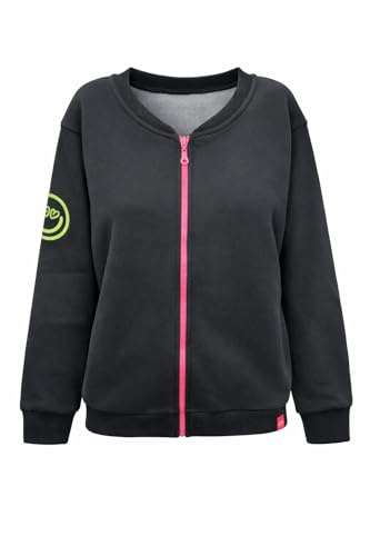 Zwillingsherz Damen Jacke Bomberjacke Sweatbomberjacke Sweatjacke – Happy bequeme Passform schützen