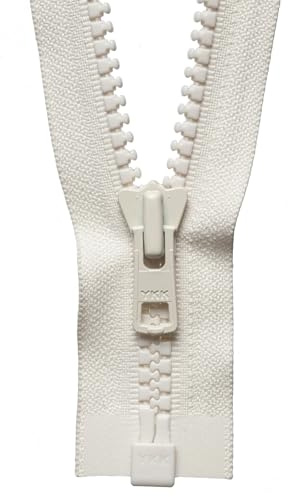 YKK Open Ended Zip, Beige, 81 cm Length