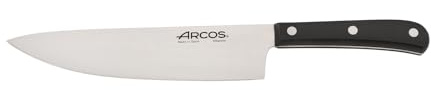 Arcos Europa Kochmesser Edelstahl Nitrum 150 mm | Griff aus POM. Serie Europa. Farbe Schwarz.