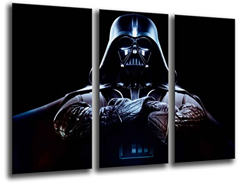 Wandbild - Bild Star Wars, Darth Vader, 97 x 62 cm, Holzdruck - XXL Format - Kunstdruck, 26022