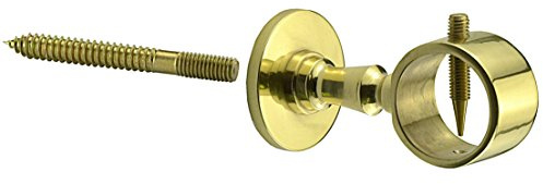 Wandhalter für Handlaufseil Ø 30 mm, aus Messing poliert