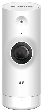 D-Link DCS-8000LHV3 Mini Full HD Wi-Fi Camera, 1080p, Night Vision, Cloud Recording, Sound/Motion/Person Detection, 129° Viewing Angle, Remote Access via App, Supports Alexa/Google Assistant/ONVIF