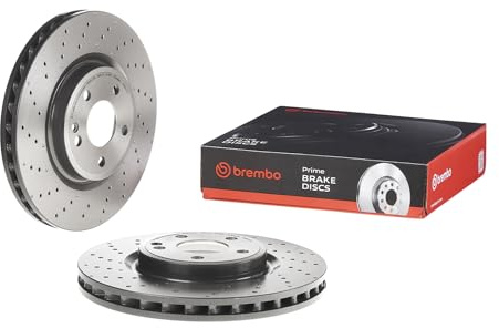 Brembo 09.B807.51 UV Coated vented drilled Front Brake Rotor MERCEDES-BENZ/MERCEDES-BENZ (BBDC) OE# A2464212712