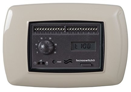 CRONOTERMOSTATO DA INCASSO MOD. LEONARDO (TECNO SWITCH cod. CR215GR)