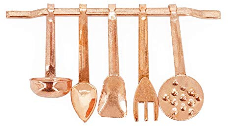 Odoria Miniature 1/12 Ustensiles de Cuisine 5Pcs Accessoire Maison de Poupée