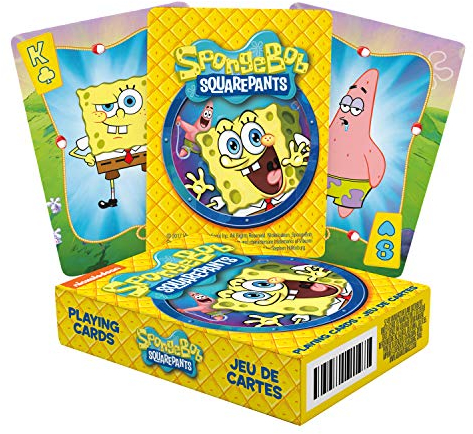 Aquarius Spongebob Spielkarten Cartoon, Mehrfarbig, 52491