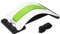 Dispositivo de estiramiento de espalda CareforYou: alivia el dolor de espalda inferior y superior, dispositivo de estiramiento lumbar, corrector de postura(blanco / verde)