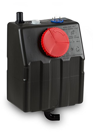 wellenshop Abwassertank Abwasserbehälter Zefiro 40 Liter vertikal Kunststoff