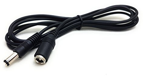 MainCore 2m Long DC Power 5.5 x 2.1mm / CCTV Camera Monitor..,etc, Extension, Extender Cable Cord Lead, Plug to Socket (Available in 0.50m, 1.5m, 2m, 3m, 4m, 5m, 10m) (2m)