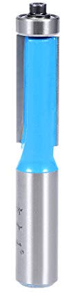 Sourcing mappa router bit flush Trim bit con cuscinetto doppio flauti HSS fresa per la lavorazione del legno Tool