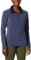 Columbia Glacial 4 1/2 Zip, Felpa In Pile Donna, Nocturnal, M-L