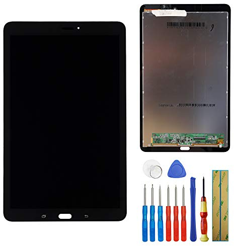 E-YIIVIIL Nuovo display LCD compatibile con Samsung Galaxy Tab E 9.6 SM-T560 T561 T567 Display Touchscreen Digitizer Assembly Nero Vetro + Tools