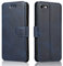 QLTYPRI Case for iPhone 6 Plus 6S Plus, Premium PU Leather Simple Wallet Case with Card Slots Kickstand Magnetic Closure Shockproof Flip Cover - Blue