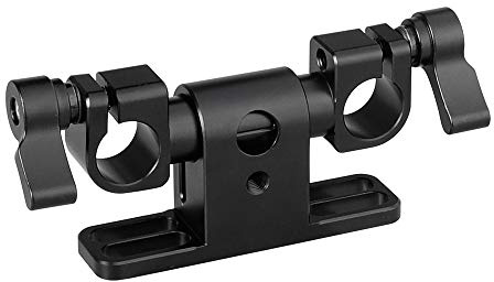 CAMVATE 360° Swivel Adjustable 15mm Dual Rod Clamp for Camera Shoulder Rig