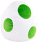 TOMY - Super Mario-Peluche Ei, T12968, Grün, Weiß