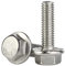 M10 x 40 mm Flansch-Sechskantschrauben, Flansch, Sechskantschrauben, Edelstahl A2, DIN 6921, 4 Stück