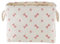 Bone Dry Pet Storage Collection Pfoten-und Knochenaufdruck, Polyester, Rose, Medium Rectangle, 16x10x12