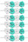Bracelet fleur mariage, 6 Pièces Fleurs de Poignet,bracelet fleur cérémonie, Poignet Corsage Mariage, Demoiselle d'honneur Mariage Poignet Fleur Bracelet Fleur pour Demoiselles d'honneur de mariée