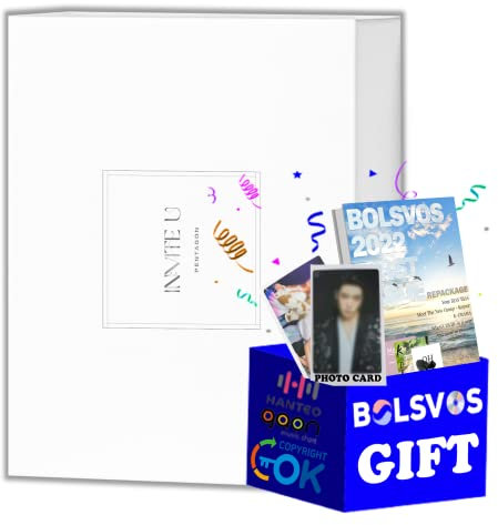Pentagon - INVITE U [Flare Ver.] (12th Mini Album) Album+Pre Order Limited Benefits+BolsVos K-POP eBook (21p), Photocards