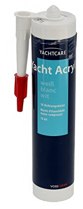 wellenshop Yachtcare Yacht Acryl Dichtungsmasse Weiß 310 ml