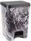 COM-FORT HOUSE | Cubo de Basura con Pedal | Capacidad de 37 litros | Cubo Reciclaje | Color Mármol | Cubo de Basura Orgánico Cocina | 1 unidad | Piezas Extraíbles | Limpieza Fácil |
